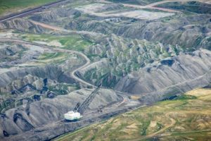 coal mine from the air