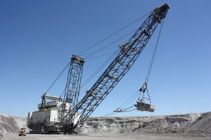 coal drag line mining
