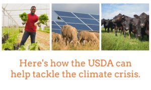 USDA tackles climate crisis