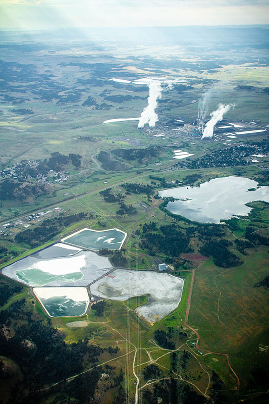 colstrip montana powerplant and coal ash ponds