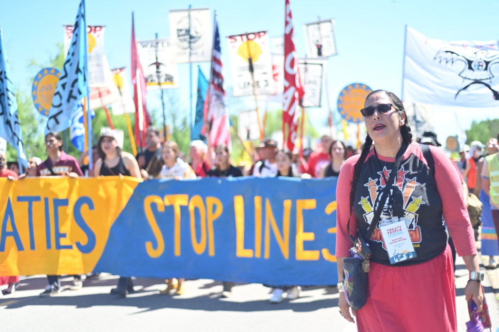 Stop Line 3 protest