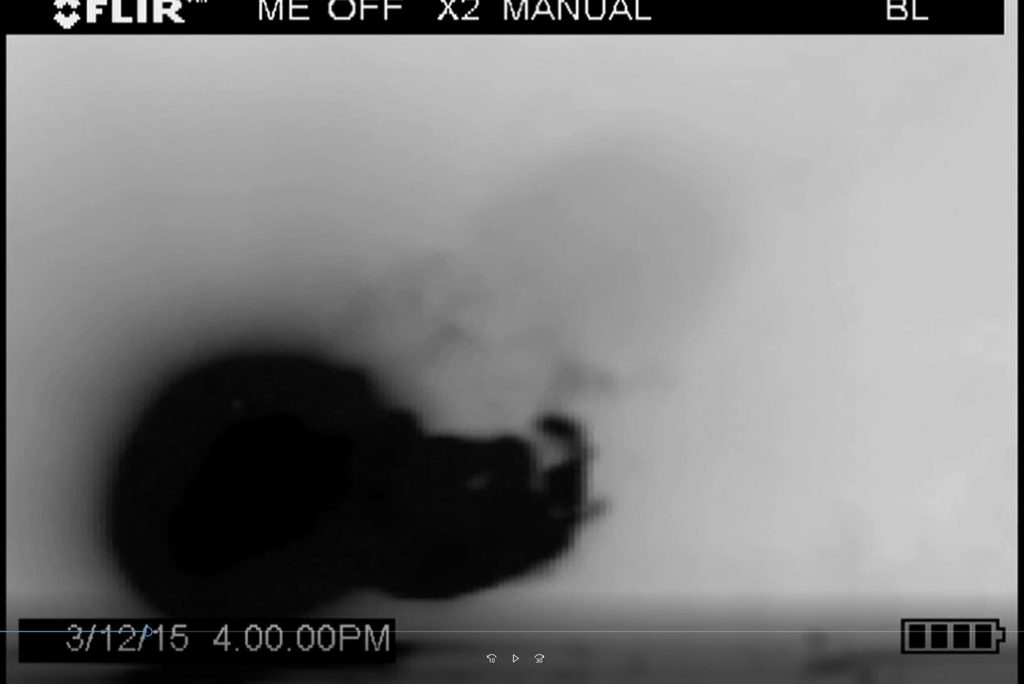 flir camera shows methane leaks