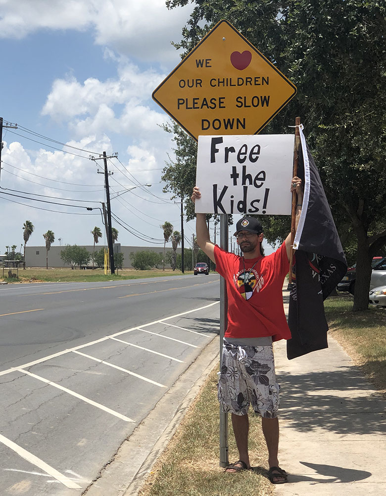protesting the Ursula detention center