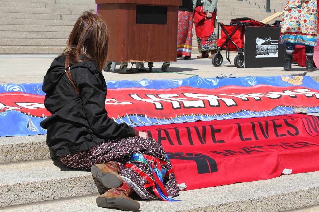 missing and murdered indigenous women rally