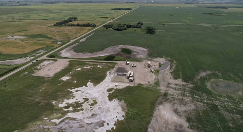 produced water (brine) spill in north dakota