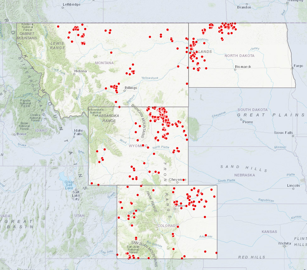 orphaned oil and gas well map