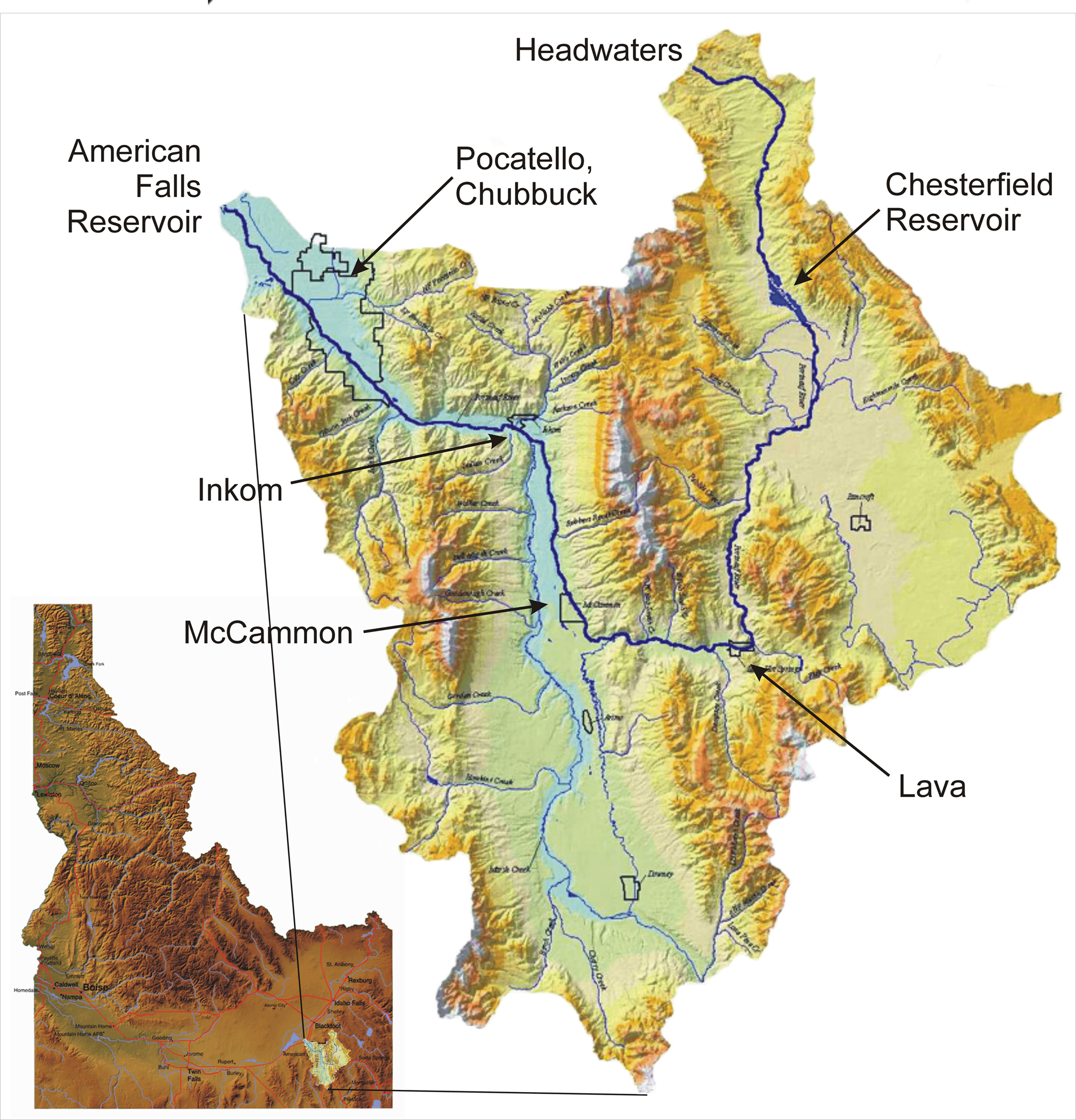 Portneuf River Valley