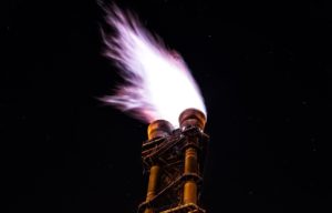 methane flared